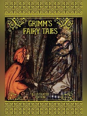 2/$25 Grimm's Fairy Tales Illustrated Edition - Red & Gold New Hardcover